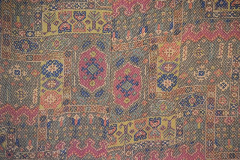 Aztec Inspired Vintage Japanese Silk Haori Jacket - Image 2
