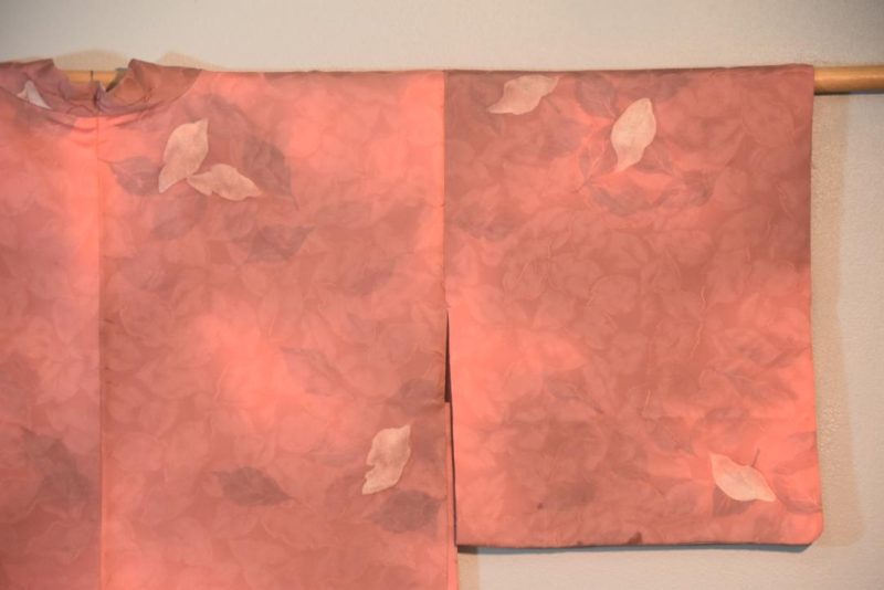 Moody Mauve Vintage Japanese Silk Haori Jacket - Image 7