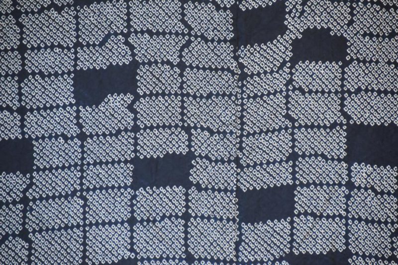 Navy Shibori Vintage Japanese Haori Jacket - Image 7