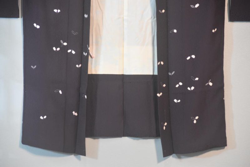 Rich Aubergine Vintage Japanese Silk Haori Jacket - Image 6