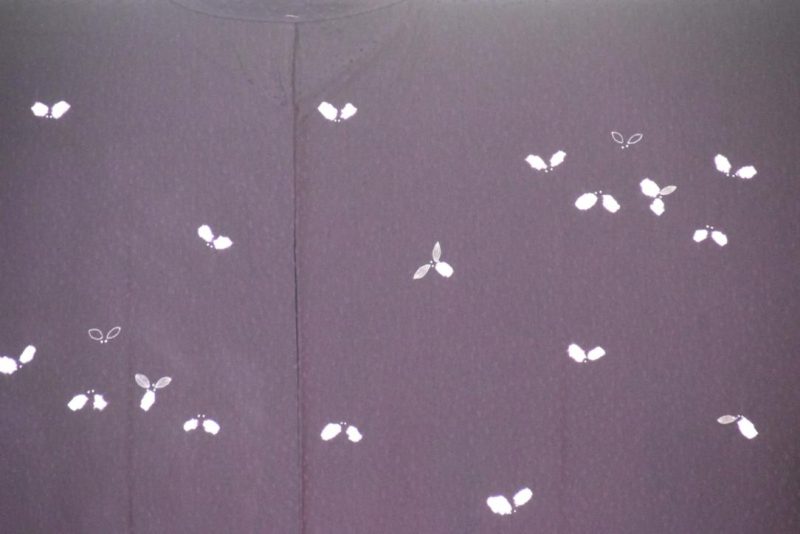 Rich Aubergine Vintage Japanese Silk Haori Jacket - Image 8