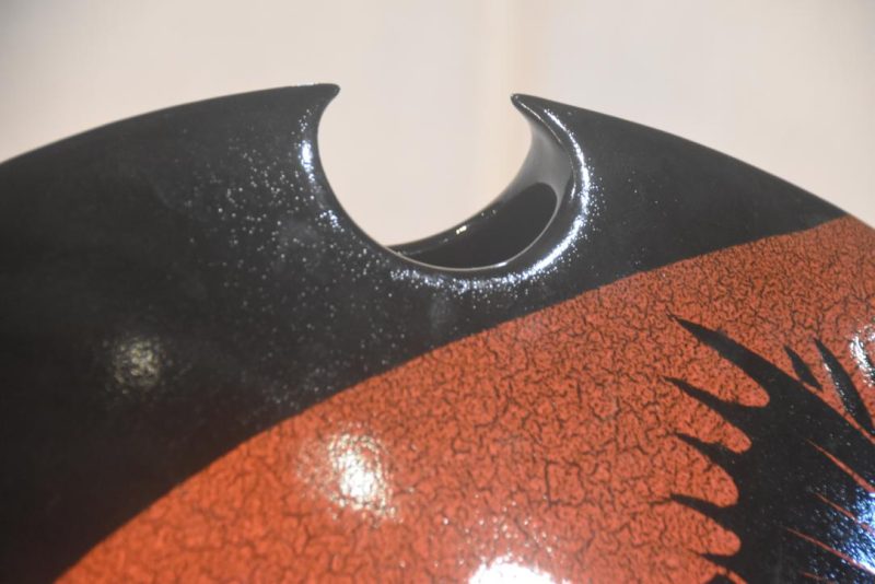 Contemporary Japanese Studio Pottery Vase Width:480mm - Image 8