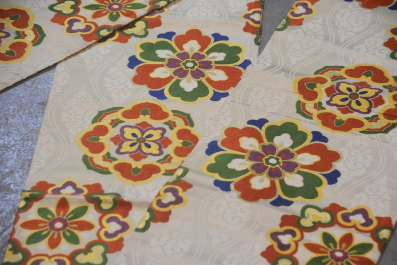 Japanese Vintage Maru Obi Sash Table Runner Length:4000mm - Image 3