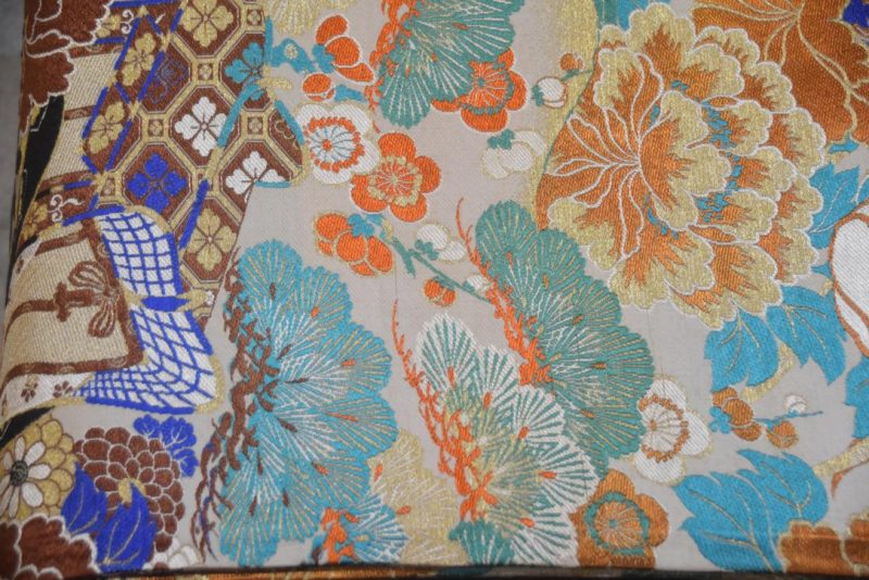 Japanese Vintage Silk Maru Obi Sash Table Runner Length:4000mm - Image 11