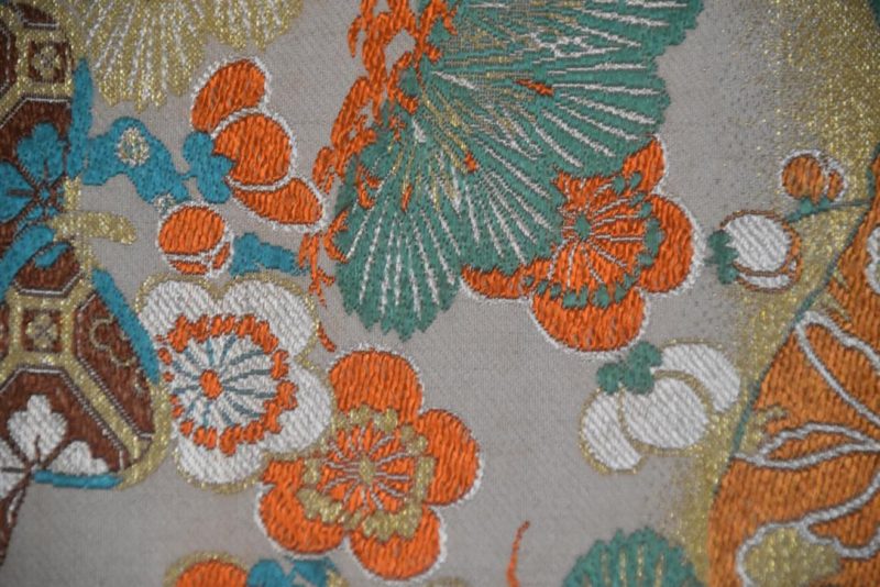 Japanese Vintage Silk Maru Obi Sash Table Runner Length:4000mm - Image 7