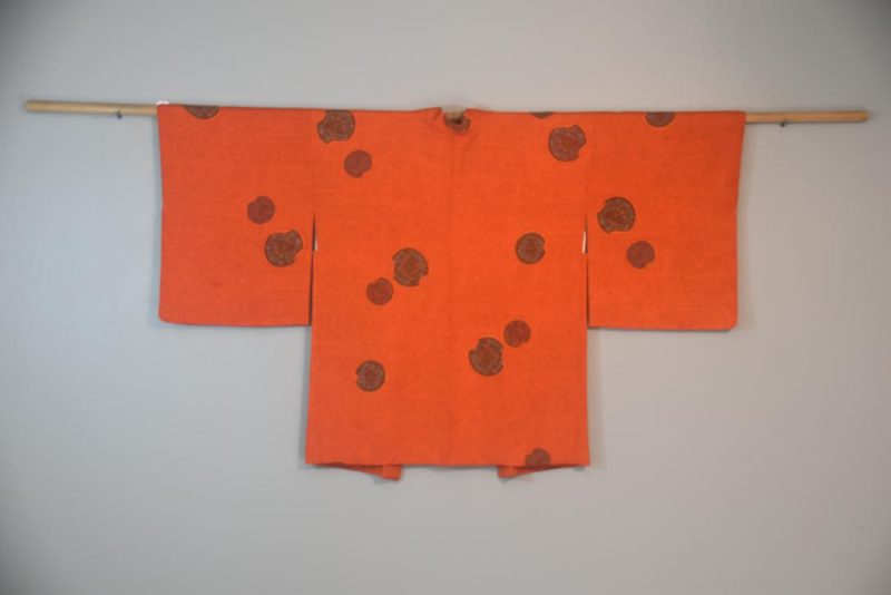 Roman Disks Vintage Japanese Silk Haori Jacket