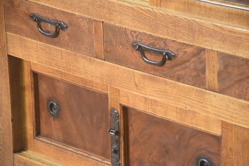 Gifu Region Elm Merchant's Chest Width:970mm - Image 11
