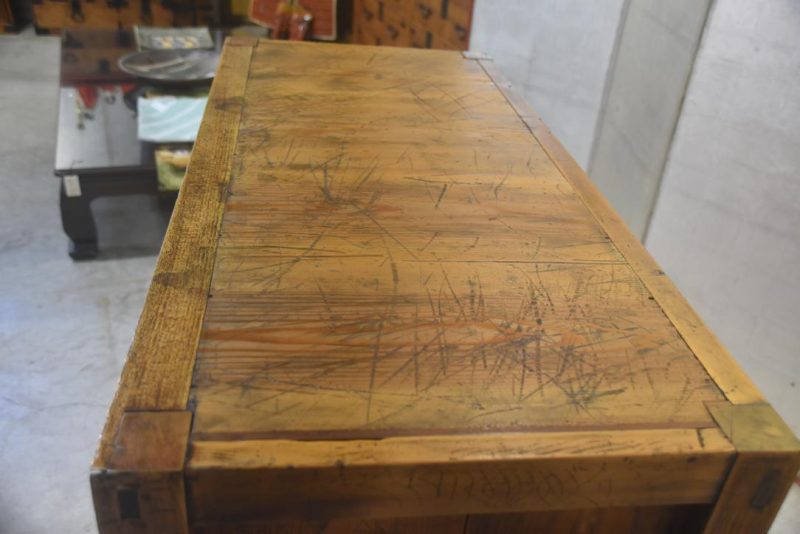 Gifu Region Elm Merchant's Chest Width:970mm - Image 6