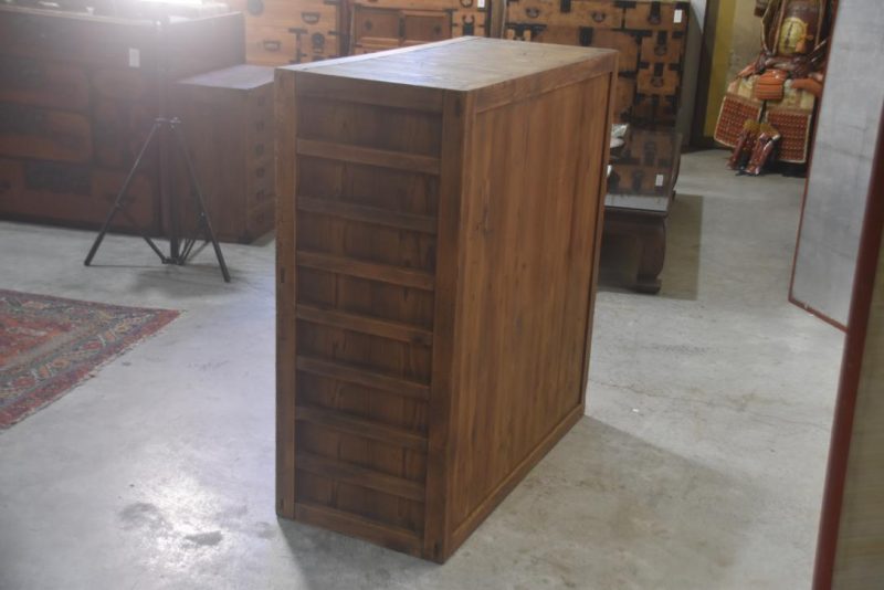 Gifu Region Elm Merchant's Chest Width:970mm - Image 4