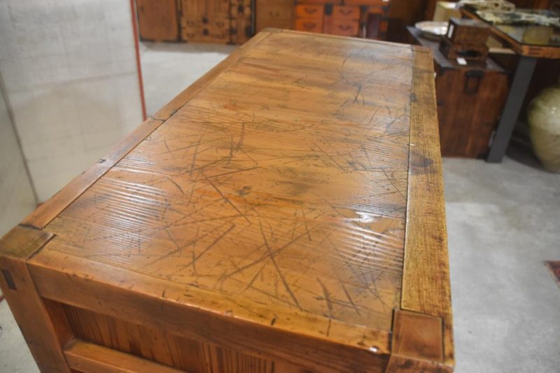 Gifu Region Elm Merchant's Chest Width:970mm - Image 5