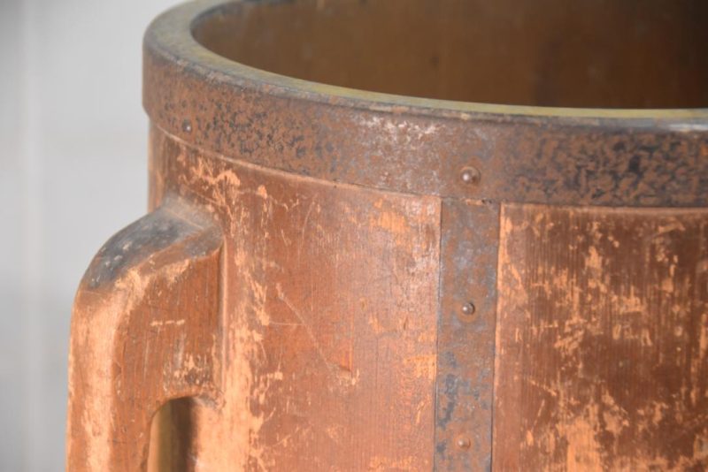 Japanese Round Wooden Rice Measure Bucket Height:315mm - Image 7