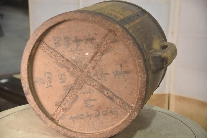 Japanese Round Wooden Rice Measure Bucket Height:315mm - Image 3
