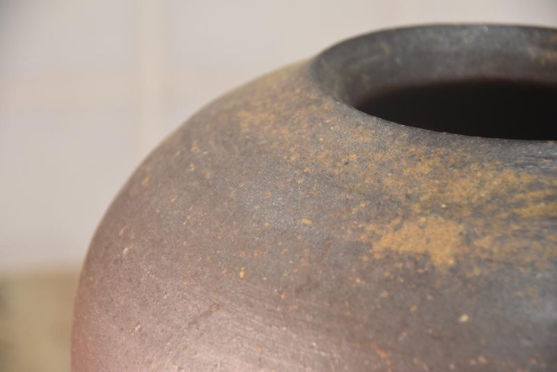 Japanese Bizen Pottery Vase Width:290mm - Image 7