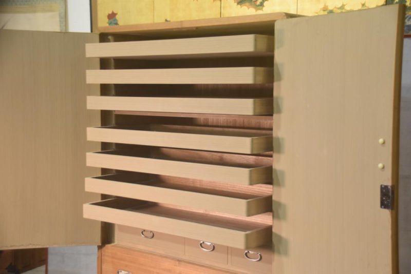 Japanese Vintage Wedding Chest (2 Sections) Width:1060mm - Image 11