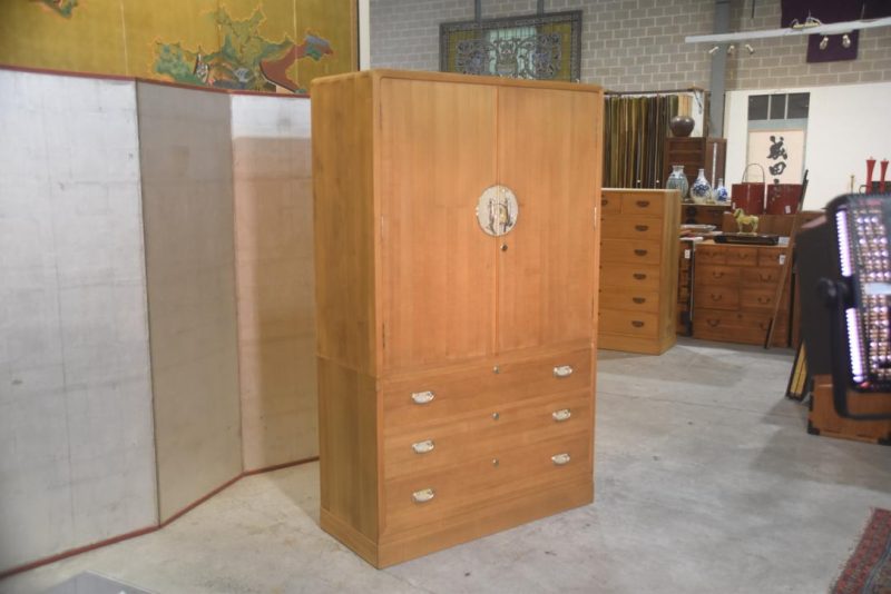 Japanese Vintage Wedding Chest (2 Sections) Width:1060mm - Image 3