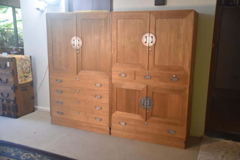 Pair of Vintage Wedding Chests Width:2120mm