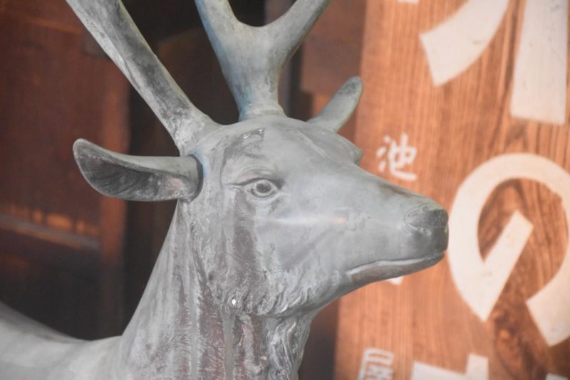Pair of Japanese Bronze Deer Height:1195mm - Image 2