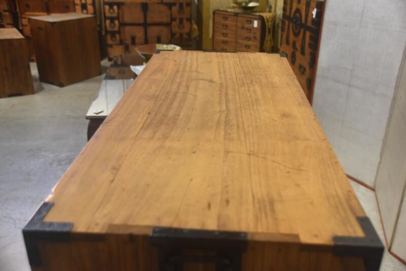 Japanese Antique 2 Section Clothing Chest Width:940mm - Image 11