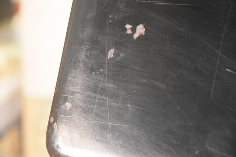 Japanese Black Lacquer Tray with Gold Design Width:590mm - Image 9