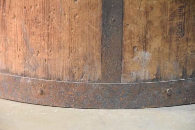 Japanese Round Wooden Rice Measure Bucket Height:315mm - Image 3