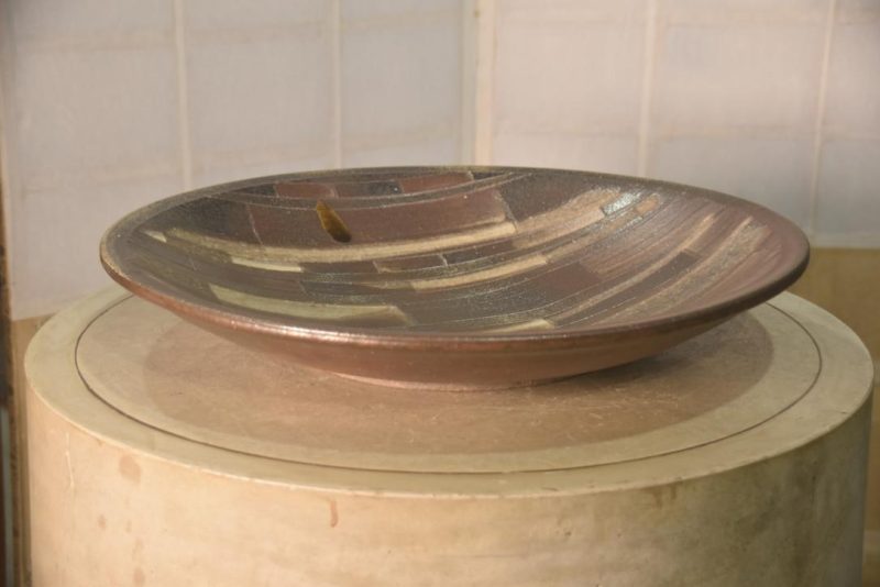 Large Japanese Pottery Plate Width:500mm - Image 9