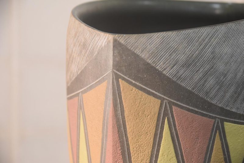Studio Pottery Vase Height:300mm - Image 4
