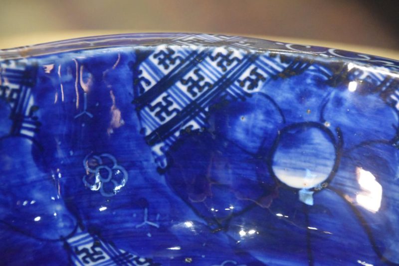 Blue and White Porcelain Bowl Width:255mm - Image 8