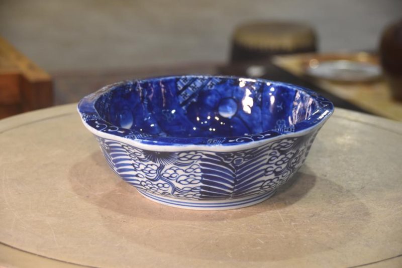 Blue and White Porcelain Bowl Width:255mm - Image 4