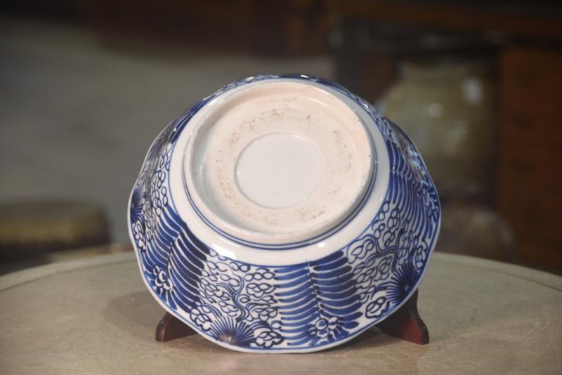 Blue and White Porcelain Bowl Width:255mm - Image 6