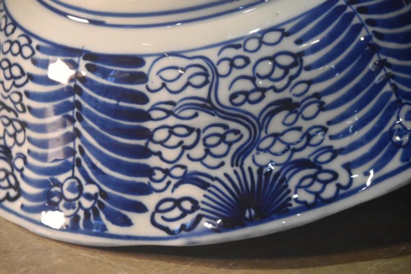 Blue and White Porcelain Bowl Width:255mm - Image 3