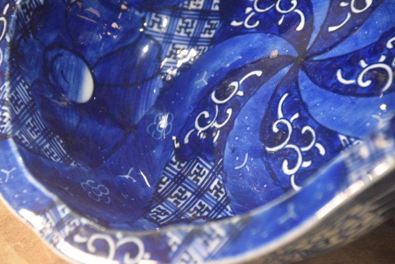 Blue and White Porcelain Bowl Width:255mm - Image 2