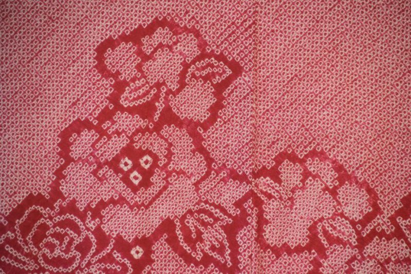 Shibori Brilliant Pink Japanese Vintage Haori Jacket - Image 7