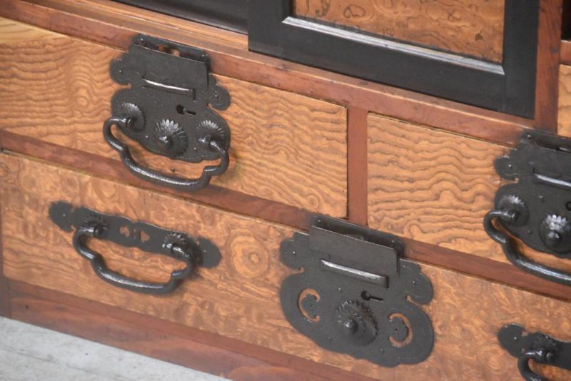 Matsumoto Region Cha Dansu Tea and Tea Utensil Chest Width:635mm - Image 2