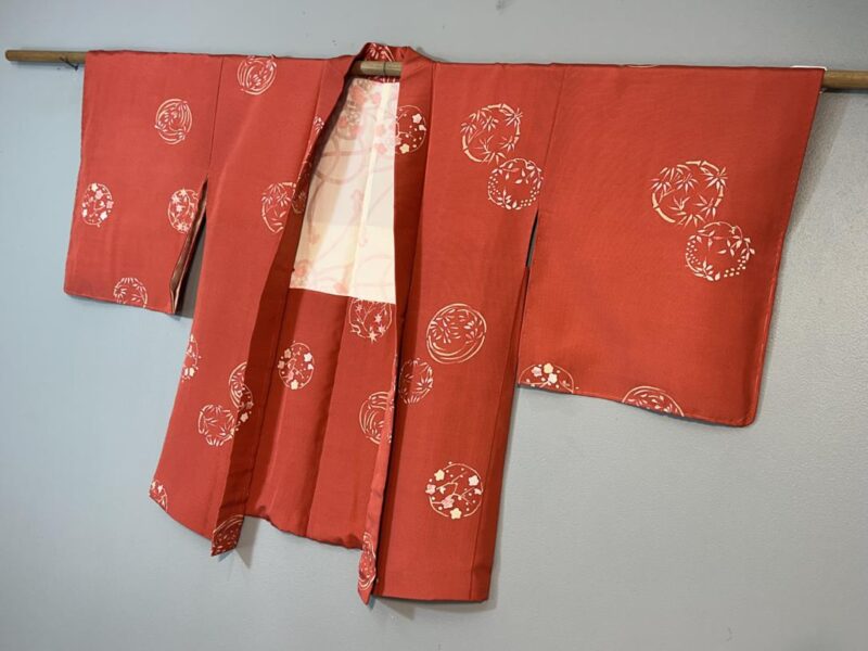 Dusty Peach Vintage Japanese Haori Jacket - Image 5
