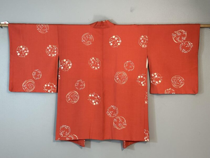 Dusty Peach Vintage Japanese Haori Jacket - Image 3