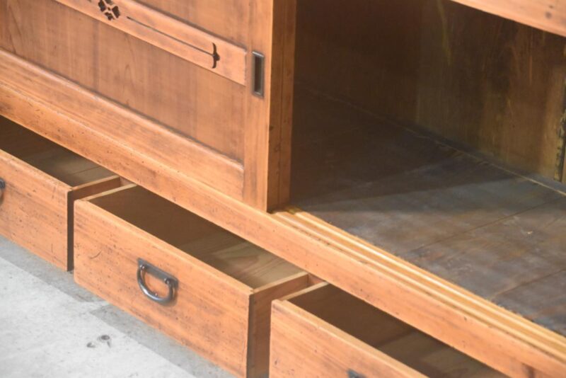 Gifu Region Mizuya Dansu Kitchen Chest Sideboard Width:1815mm - Image 9