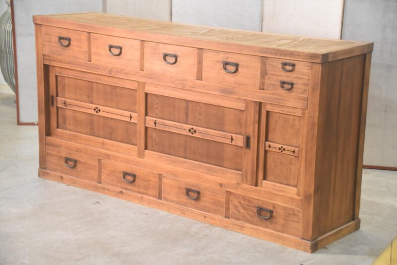 Gifu Region Mizuya Dansu Kitchen Chest Sideboard Width:1815mm - Image 5