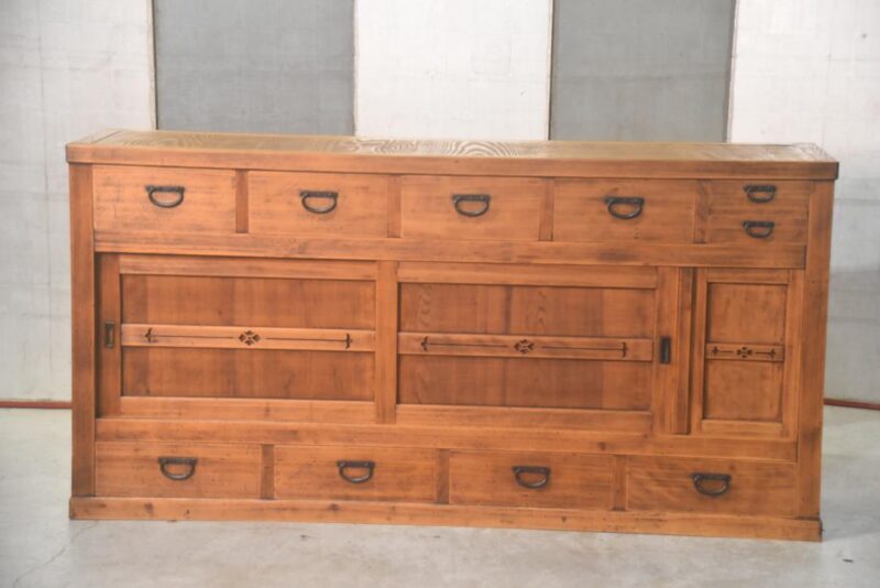 Gifu Region Mizuya Dansu Kitchen Chest Sideboard Width:1815mm - Image 4