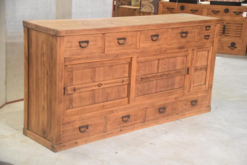 Gifu Region Mizuya Dansu Kitchen Chest Sideboard Width:1815mm - Image 3