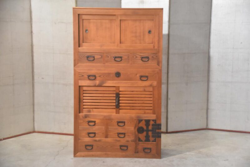 Double Gifu Region Merchants Chest Width:900mm - Image 13
