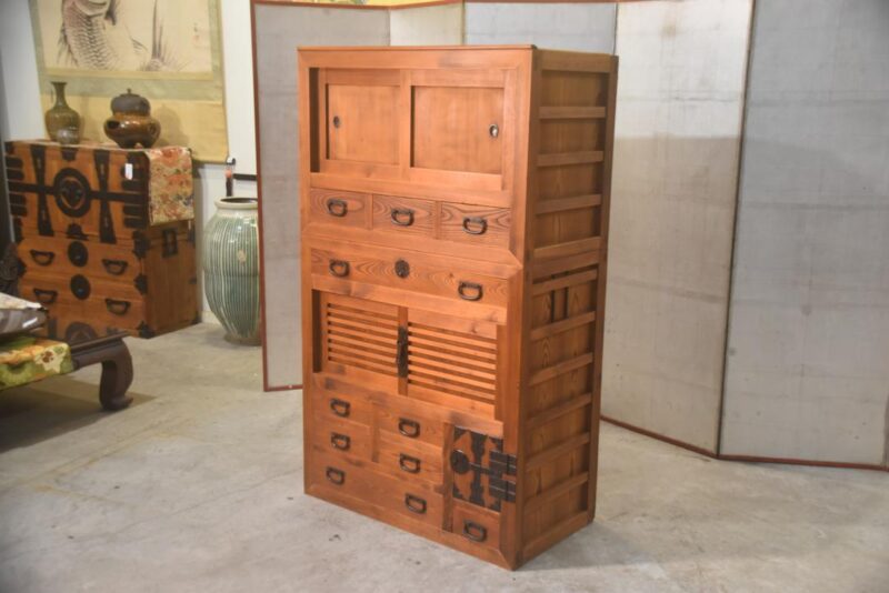 Double Gifu Region Merchants Chest Width:900mm - Image 14