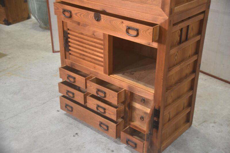 Double Gifu Region Merchants Chest Width:900mm - Image 10