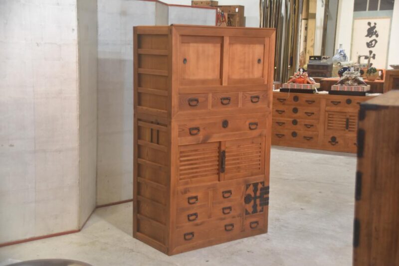 Double Gifu Region Merchants Chest Width:900mm - Image 5