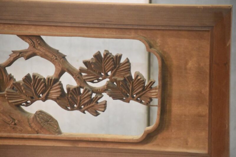 Japanese Carved Wooden Rama Transom Width:1700mm - Image 6
