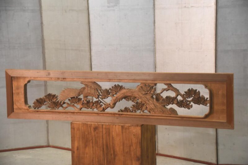 Japanese Carved Wooden Rama Transom Width:1700mm - Image 2