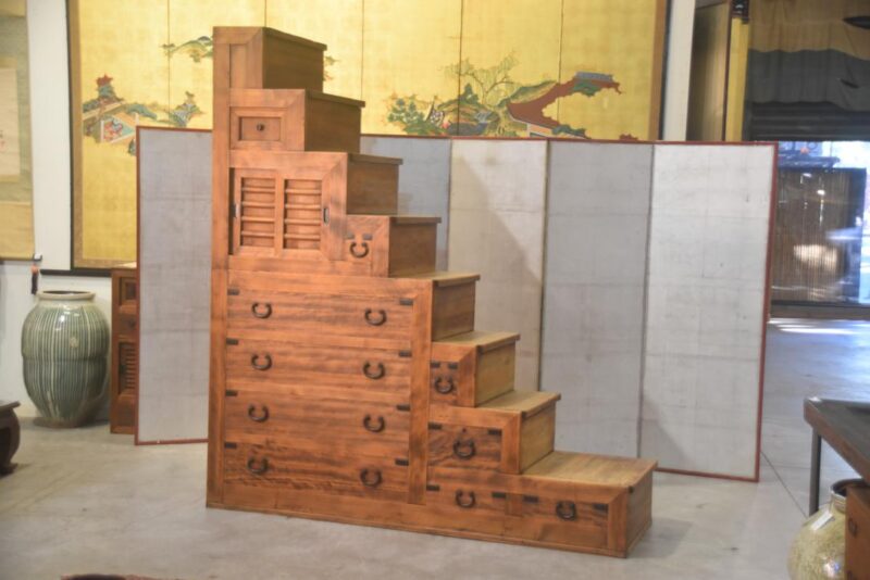Kaidan Dansu Japanese Two Section Step Chest Width:1920mm