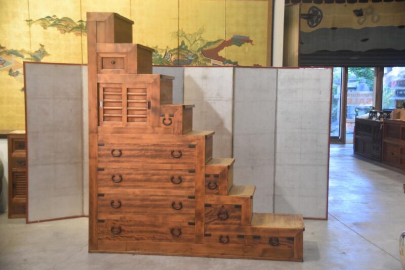 Kaidan Dansu Japanese Two Section Step Chest Width:1920mm - Image 19