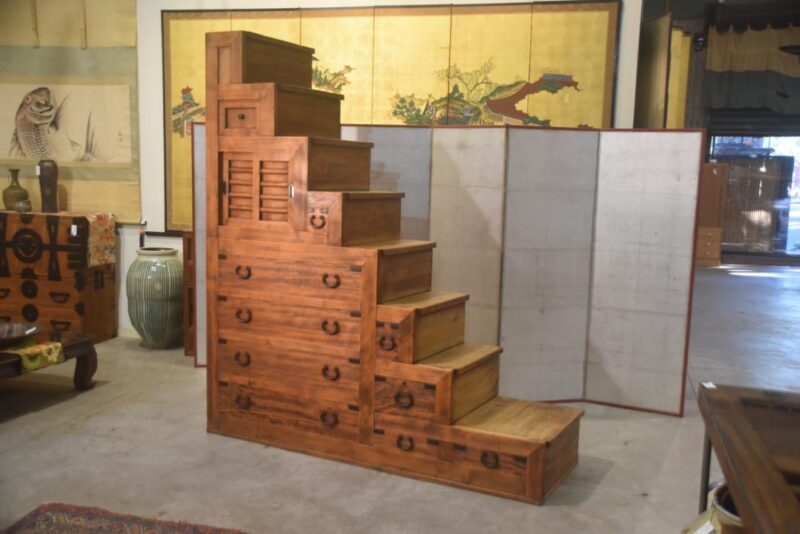 Kaidan Dansu Japanese Two Section Step Chest Width:1920mm - Image 20