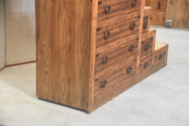 Kaidan Dansu Japanese Two Section Step Chest Width:1920mm - Image 4