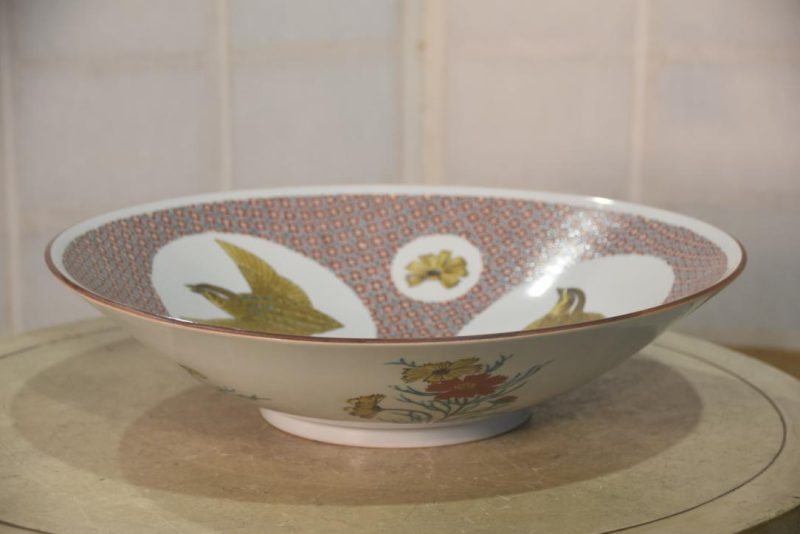 Japanese Kutani Pottery Plate  Width: 425mm - Image 5